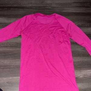 Lululemon Pink Long Sleeve Top